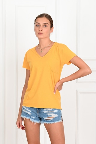 Kadın Basic Cepli Tshirt 8328 001