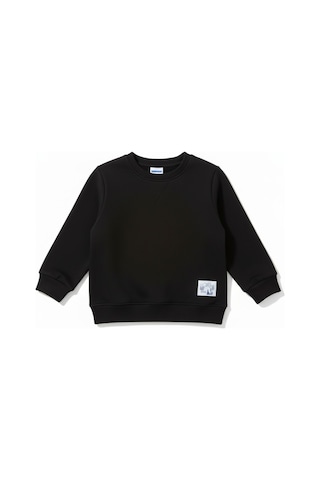 Seabubbles Basic Erkek Çocuk Sweatshirt St09634 Siyah