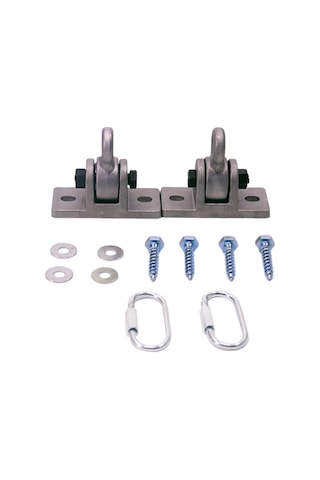 Suntek Ahşap Kapalı Veranda Için Salıncak Askıları Ağır Gümüş