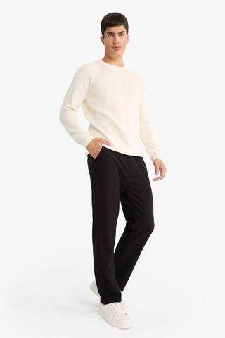 Defacto Regular Fit Beli Bağcıklı Eşofman Altı F0309ax25aubk81 Siyah-bk81