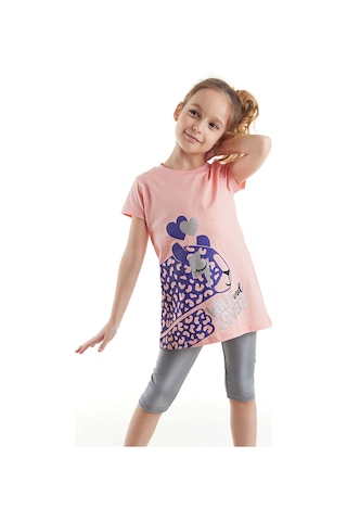 Denokids Mshb&g Leopar Kız Tunik Tayt Takım Çok Renkli