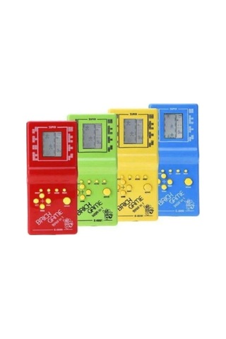 Nostaljik Oyuncak Brick Game El Atarisi Tetris 9999 Oyunlu Kırmızı.sarı.mavi.yeşil