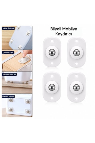 Kartelalı 4pcs Tek Bilya Tekerlekli Mobilya Eşya Taşıma Aparatı 360 8kg Taşıma Kapasite 5639