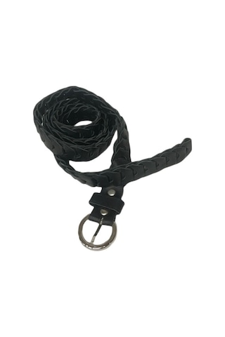 2 Cm Eninde Gerçek Deri Siyah Kadın Kemeri Siyah