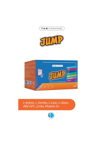 Jump 30 Saşe L-arjinin, L-ornitin, L-lizin, Alfa Gpc