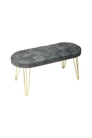 Louca Bench, Gri Gold