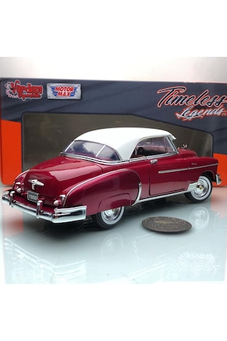 1950 Chevrolet Chevy Belair Cheery 1 18 Ölçek Motormax