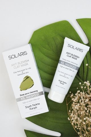 Solaris Kil Maskesi Yağlı ve Lekeli Ciltler İçin 2 x 100 ML