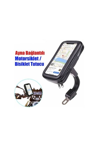Motorsiklet Su Geçirmez Telefon Kılıfı Telefon Tutucu 7 Inç Xl