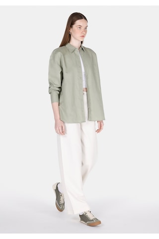 Colin's Colins Relax Fit Shirt Neck Düz Kadın Yeşil Uzun Kol Gömlek Cl1068538 Q1.v1 Sag Çok Renkli