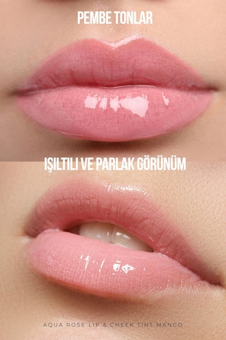 Aqua Rose Lip & Cheek Tint Mango Aromalı 6 Ml 0