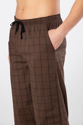 Cacharel Erkek Dokuma Pijama Tek Alt 2240/kahve 1 Kahverengi