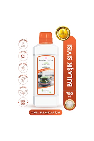 Doğal Konsantre Elde Bulaşık Sıvısı 750 Ml