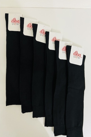 6 Adet Diba Kadın Kışlık Dizaltı Anne Çorap