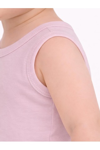 Civil Baby Organik 5 Li Sıfır Kol 3-9 Ay Çıtçıtlı Badi - Pembe