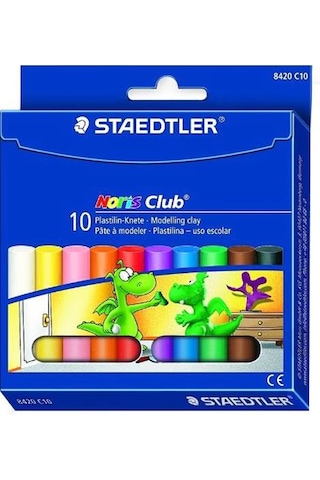 Staedtler 10 Renk Plastilin Oyun Hamuru
