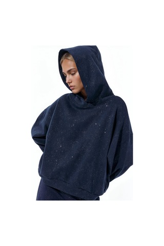 Hiccup Busem Kadın Pamuk Karışımlı Sweatshirt Lacivert