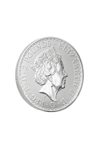 AgaKulche Büyük Britanya Kraliçe II. Elizabeth 2023 1 Ons Gümüş Sikke Coin