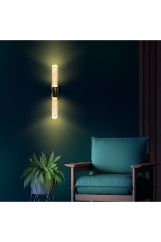 Bubblelight Medium Şık Tasarım Modern Ledli Aplik Elektrikli Altın