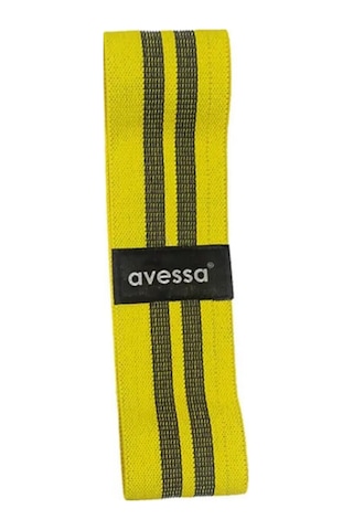 Avessa Lab Profesyonel Dokuma Aerobik/direnç Bandı - Hafif / Sarı Sarı