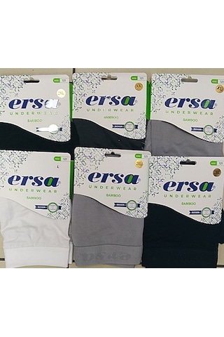 Ersa Erkek Bambu Boxer Asorti Renk 5 Adet E121