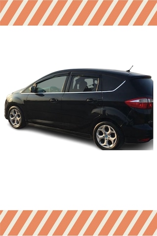 Ford C-max 2011-2022 Modellerine Özel 4'lü Mügen Tip Cam Rüzgarlığı