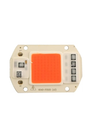 Kırmızı 220V Projektör Cob Led 50W Driver Çipli