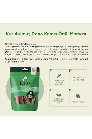 Kito Dana Kamış Yetişkin Köpek Ödül Maması 100 G