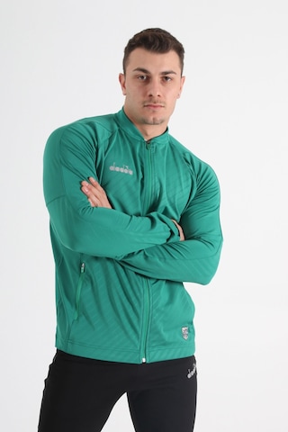 Diadora Elite Kamp Eşofmanı Tek Üst Yeşil