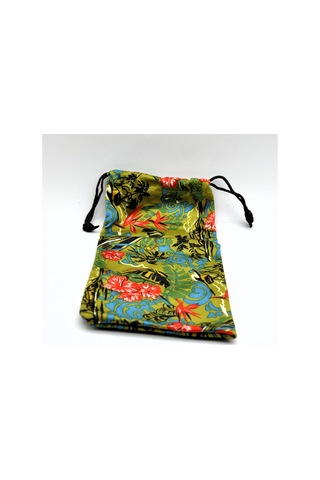 Tropıcal Pouch Tropıkal Desenli Gözlük / Güneş Gözlüğü Mıkrofıber Silme Bezi Saklama Kabı