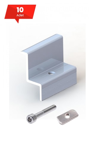 Matech Güneş Paneli Kenar Tutucu (h:35mm)(10 Adet)