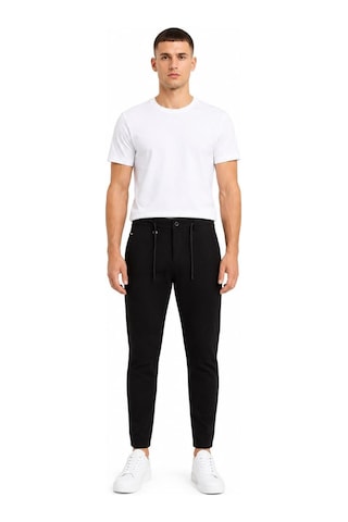 Hzr Wear Erkek Jogger Pantolon Esnek Kumaş Likralı Slim Fit Bağcıklı Siyah