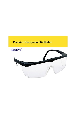 Batu Premier Koruyucu Şeffaf Gözlük İş Gözlüğü Laboratuvar Gözlüğ