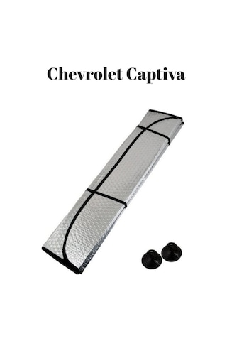 Chevrolet Captiva Uyumlu Ön Cam Güneşlik Perde Balonlu Metalize Alüminyum Katlanabilir 165x85cm Büyük Boy