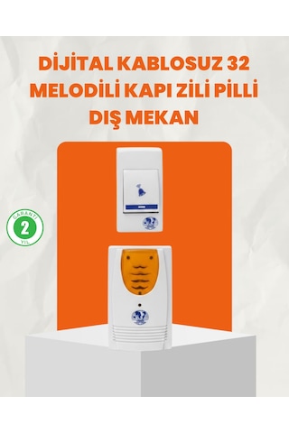 Kablosuz Kapı Zili Ev Ve Ofis İçin Konforlu Çözüm