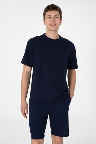 U.S. Polo Assn. Erkek Comfort Fit Bisiklet Yaka Lacivert Tişört 50308814-VR033