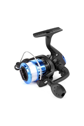 Shineyee Mavi Plastik Bobinli Spinning Makine Seti - 40-180cm Uzunluk Seçenekli Başlangıçcı İçin Olta Takımı Tüm Ekipmanlar Dahil