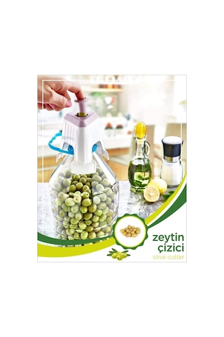 Kolay Zeytin Dilme Çizme Aparatı Pratik Kolay Zeytin Çizici Alet