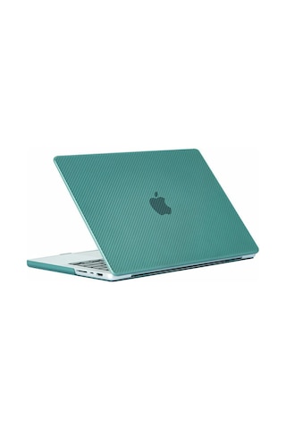 Arabulalaca Apple Uyumlu MacBook Air 13 2020 A2337 M1 Koruma Karbon Kılıf Su Yeşili