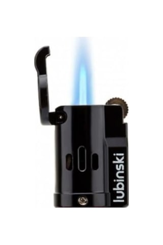 Lubinski Cigar Basic Slim Tek Torch Puro Çakmağı Beyaz Lb-208