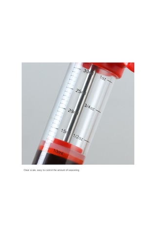 Trendooze Siyah Gıda Sınıfı Barbekü Et Şırıngası - Dış Mekan Lezzet Enjektörü