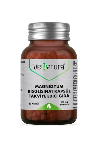 VeNatura Magnezyum Bisglisinat 30 Kapsül VeNatura Magnezyum Bisglisinat 30 Kapsül