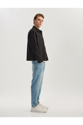 Koton Pamuklu Normal Bel Cepli Loose Fit Jean Pantolon - Steve Jean Açık İndigo 5sam40020nd Açık İndigo