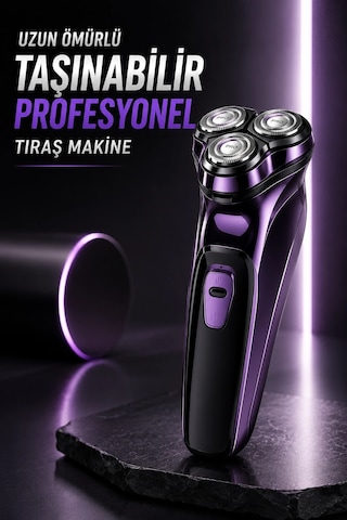 Uzun Ömürlü Taşınabilir Profesyonel Tıraş Makine 1.5 Saat