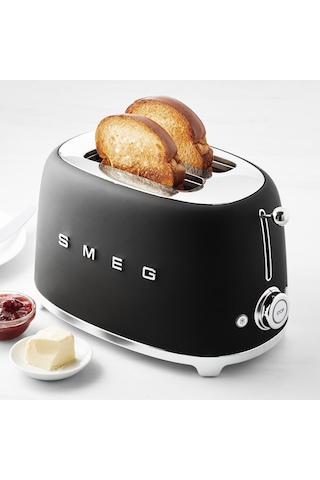 Smeg TSF01 2 Dilim Ekmek Kızartma Makinesi Mat Siyah