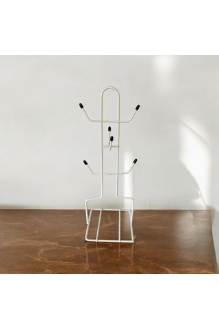 Fincan Askısı, Krem Tabaklı Askılık , Masa Üstü, Tezgah Üstü