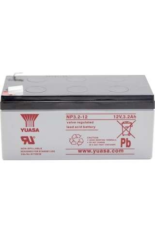 Yuasa Np3.2-12 12V 3.2Ah Bakımsız Kuru Akü