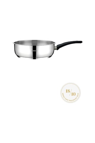 Siena Pro 2 Parça Paslanmaz Çelik Tava Seti Gri