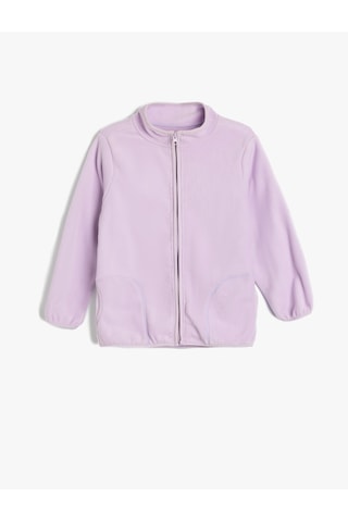 Koton Oversize Mont Kapaklı Cep Detaylı Fermuar Kapamalı Rüzgar Kapaklı Mor 5wkg00036aw Mor