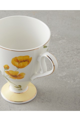 English Home Valentina New Bone China Kupa 300 Ml Sarı Sarı